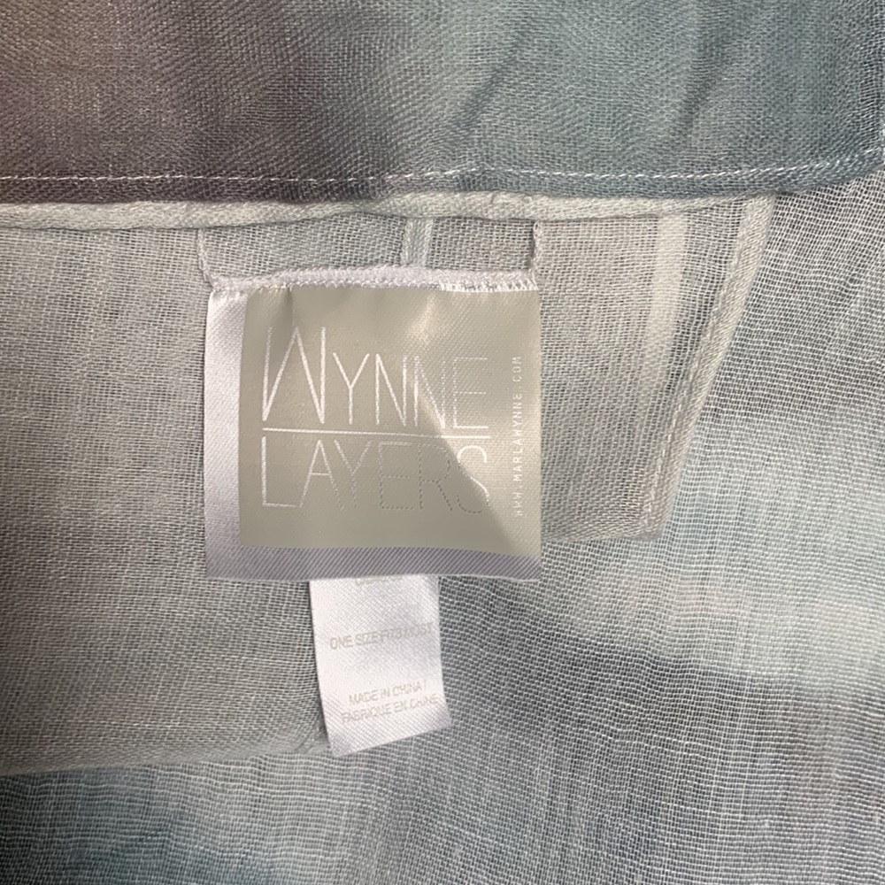 Wynn’s Layers Scarf-Wrap , Extra wide and Long - Picture 2 of 3